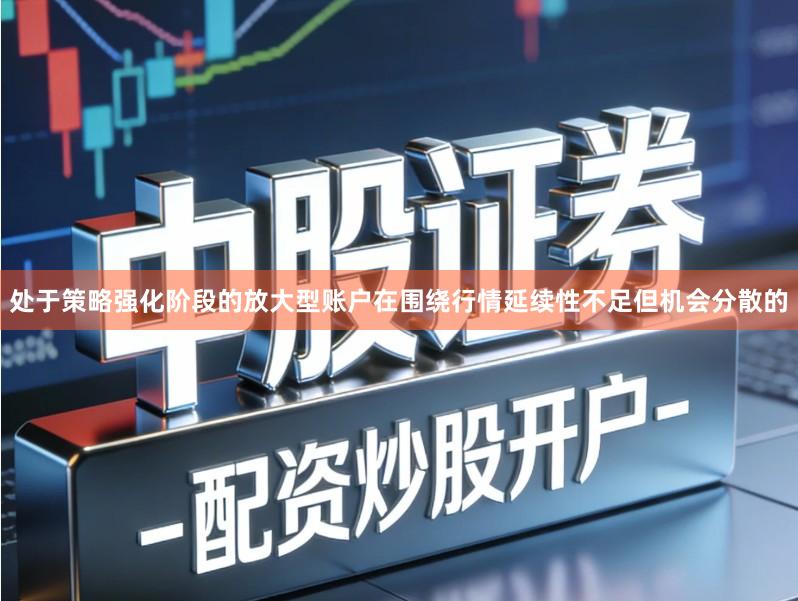 处于策略强化阶段的放大型账户在围绕行情延续性不足但机会分散的
