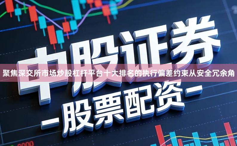 聚焦深交所市场炒股杠杆平台十大排名的执行偏差约束从安全冗余角