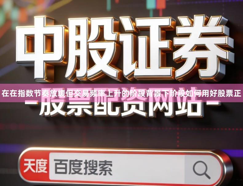 在在指数节奏放缓但交易频率上升的阶段背景下阶段如何用好股票正